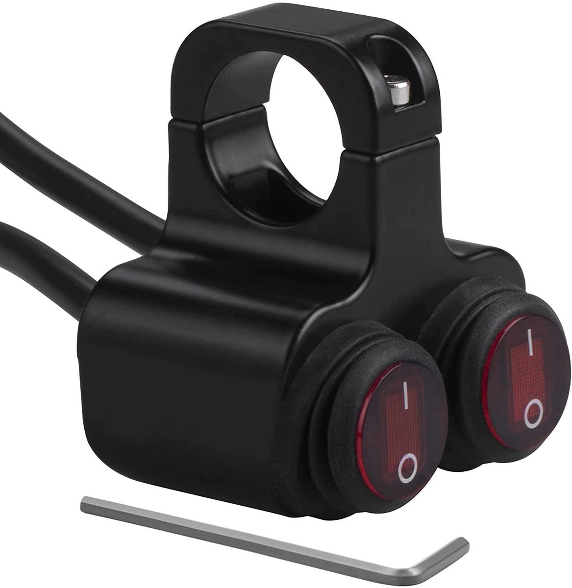 12v Waterdichte Motorfiets ATV Fiets 22mm 7/8inch Stuur Dubbele Controle Kill knop Koplampschakelaar Hazard Brake Mistlamp AAN Uit Schakelaars