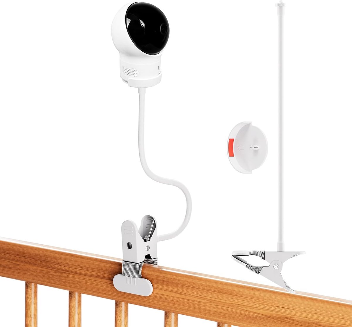 babyschermstandaard voor Eufy Spaceview/Eufy Spaceview Pro/Eufy Spaceview S, geschikt voor ledikant of meubelframe, geen boren nodig