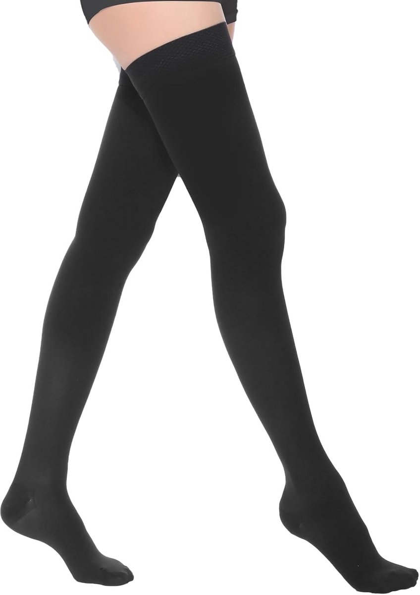 23-32 mmHg medische compressiekousen voor dames, lang, steunkousen voor heren, klasse II, gegradueerde compressie lipoedeem