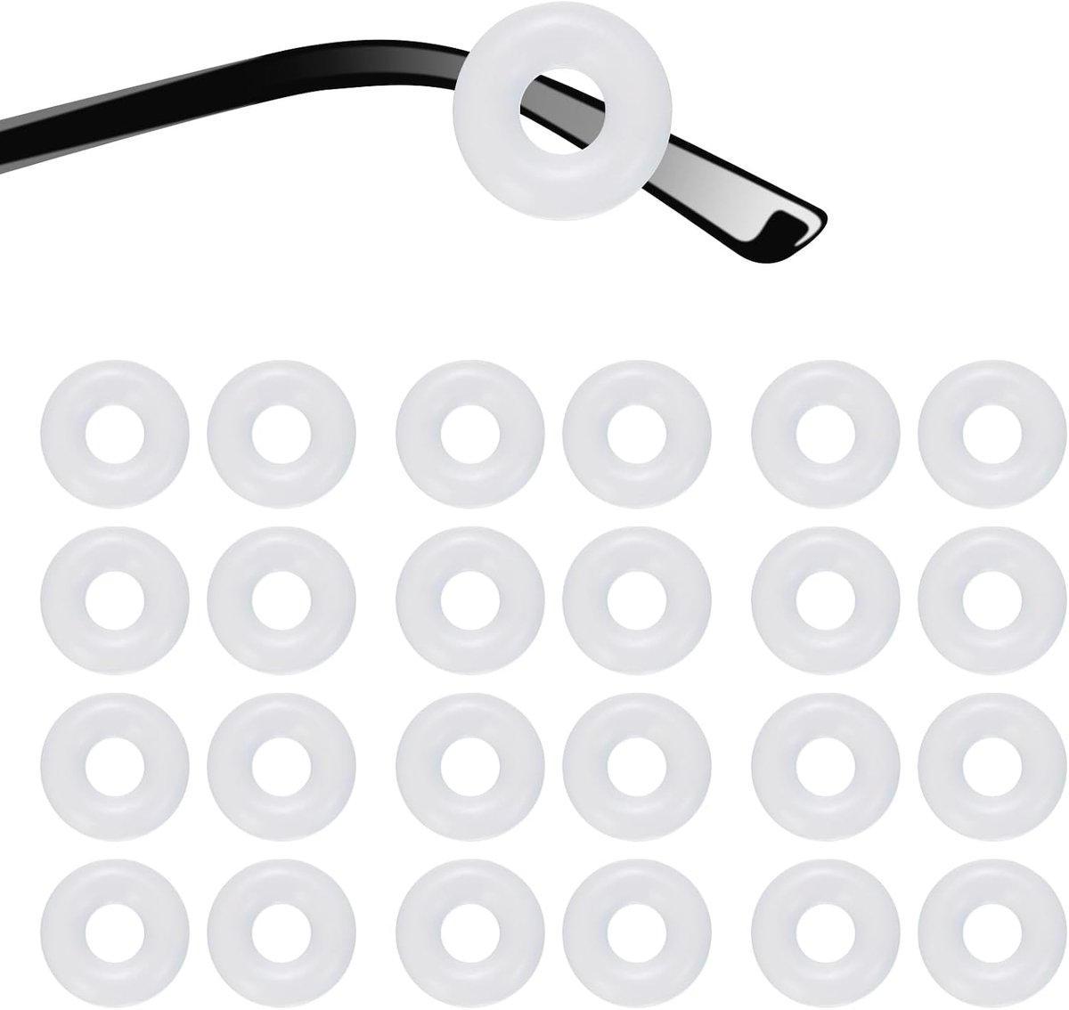 Paar brillenpootjes. mm siliconen ring brillenhouder oor, antislip oorhaken, brilpootjes voor brillen zonnebrillen sportbrillen,