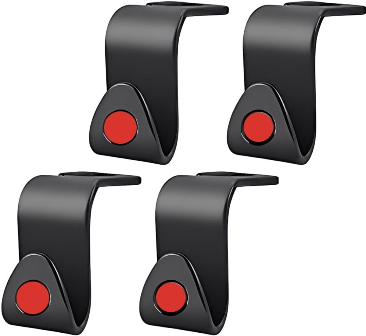4 stuks haken voor rugleuning voor autostoel, accessoires 500, draagbare hangende bagagedrager compatibel met auto, accessoires 500