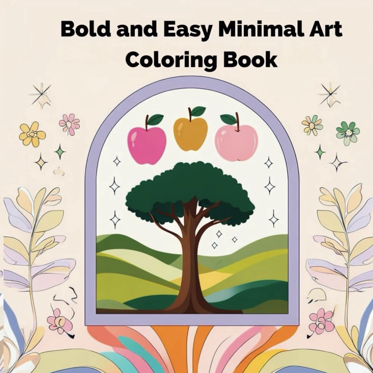 minimal art coloring book: Minimalist Patterns for Mindful and Creative Coloring