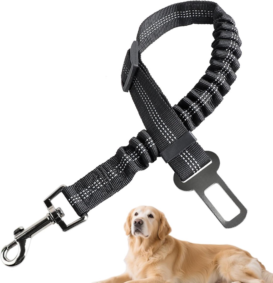 1 stuk 80 cm veiligheidsgordel hond auto, hondenriem voor auto, hondenriem auto, veiligheidsgordel honden voor auto, autogordel honden, hondenveiligheidsgordel, hondenriem auto