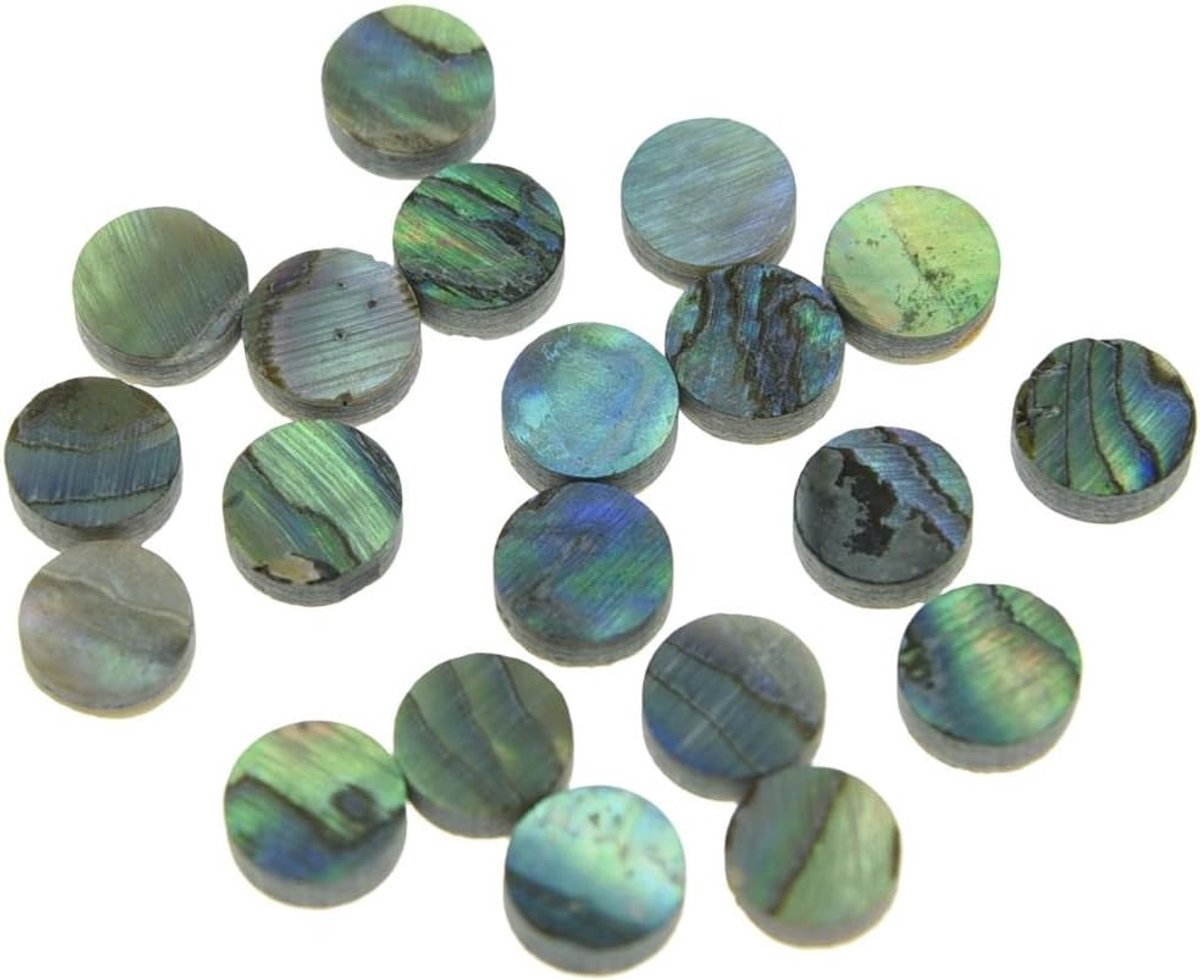 20 stuks 6x2mm Natuurlijke Paua Abalone Shell Gitaar Inlegwerk Hals Puntjes