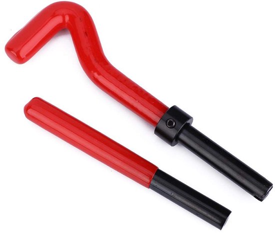 Schroefdraad Reparatieset M12x1,25 mm, 17 Stuks, Roestvrijstaal, met Spiraalboor en Inbussleutel, Metrisch Gereedschap voor Auto en Fiets Reparaties — afbeelding 4