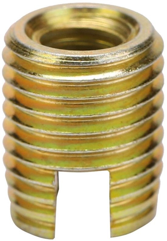 Schroefdraadinzetstukken, Akozon 20 stuks 302 koolstofstaal zelftappende schroefdraad insert schroef reparatieset (intern M4 x 0,7 extern M6,5 x 0,75: 8 mm) — afbeelding 4