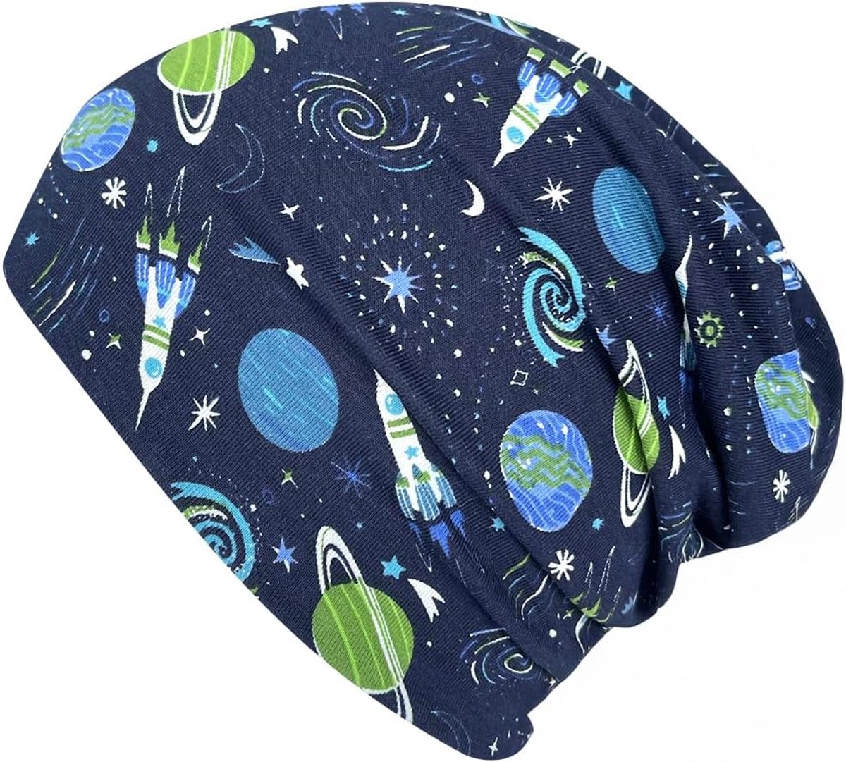 ÖKO Comfortabele zachte lange beanie voor jongens, meisjes, kinderen, muts, gebreide muts, kindermuts, jersey, gevoerd, overgangsperioden, eco-stoffen, biologisch
