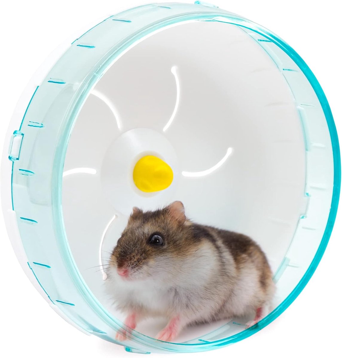 17,5 cm (6,9 inch) stille hamster oefenwiel huisdieren hardlopen sport joggingwiel stil groot spinner oefening loopwiel voor hamsters, gerbils, muizen of andere kleine dieren