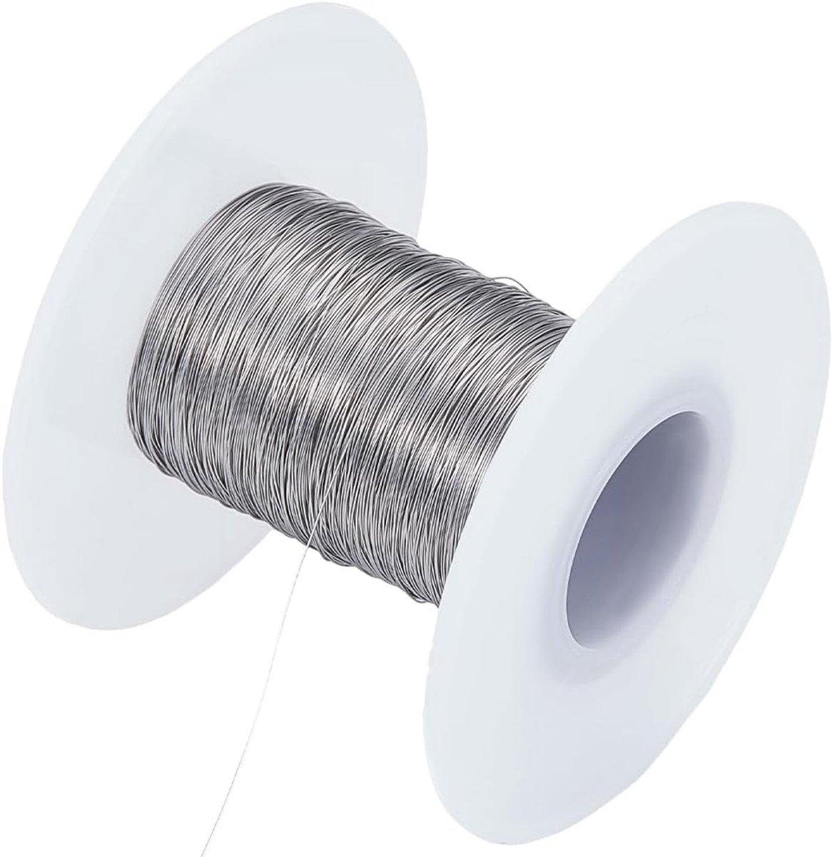 328 Voeten 0.2mm/32 Gauge Sieraden Draad 304 Roestvrij Staaldraad Buigbare Crafting Voor Sieraden Maken Kralen Wrapping Sculpting DIY Ambachten