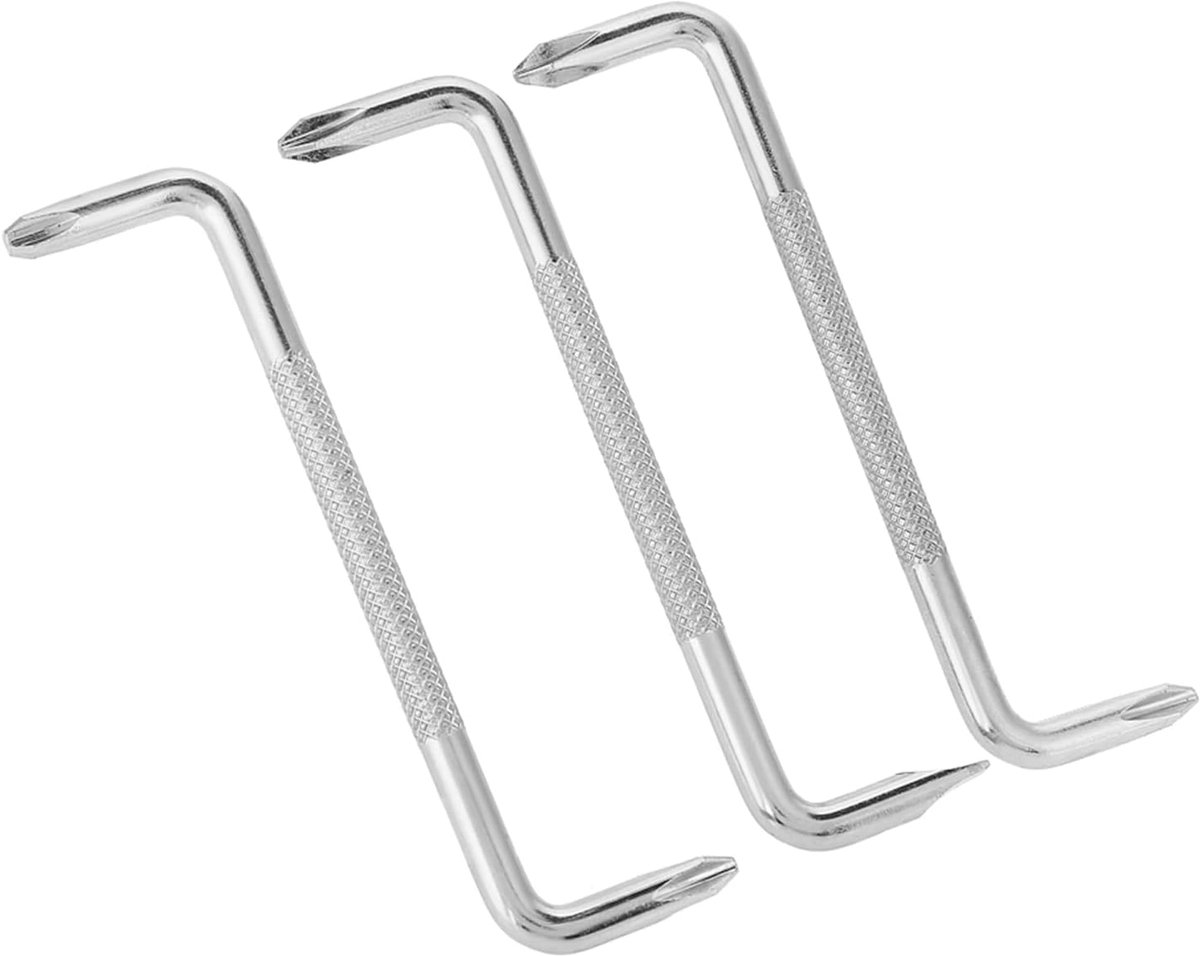 3pcs -offset -ScrewDriver -Set, Rechterhoek Schroevendraaier -offset z Type Oplossing Kruisschroevendraaier Handgereedschap voor Strakke Kamers voor Meubelsmechanica