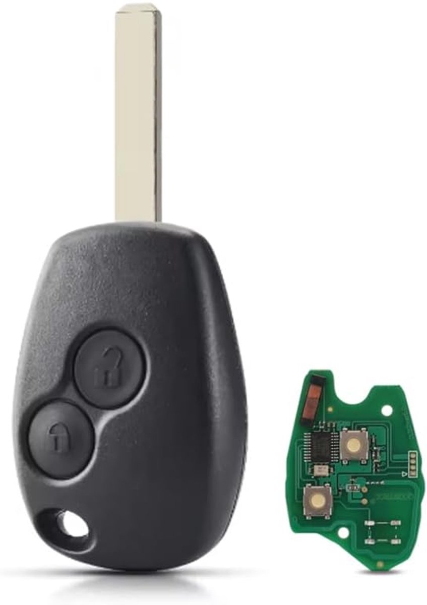 Afstandsbediening 433 MHz Renault Duster Modus Clio 3 Twingo Movano Dacia VA2 | Voor Renault Logan Sandero Kangoo, chip ID46 PCF7946, autosleutel