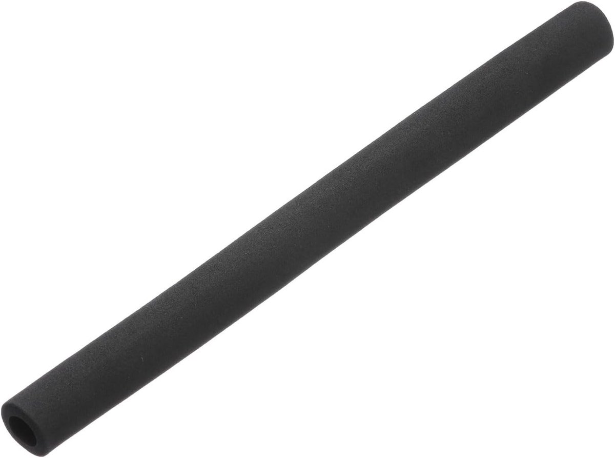 Schuimrubberen handgrepen, 15 mm, ID, 23 mm, OD, zwart, voor buisisolatie, gebruiksvoorwerpen, fitness, ondersteuning van gereedschapshandgreep