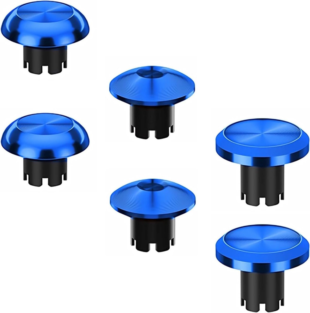 Ceozon Vervangende metalen duimsticks voor Ps5 Edge Controller 6 in 1 Swap Analoge Joystick Thumb Grips Accessoires - ShopVlot