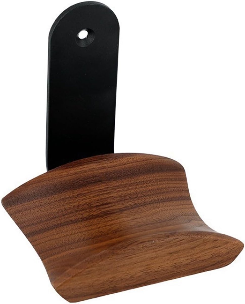 SnelShoppen - Ubric Headset Haak Houder Walnoot Houten Hoofdtelefoon Stand Z-Vorm voor Studio en PC Gaming Hoofdtelefoons
