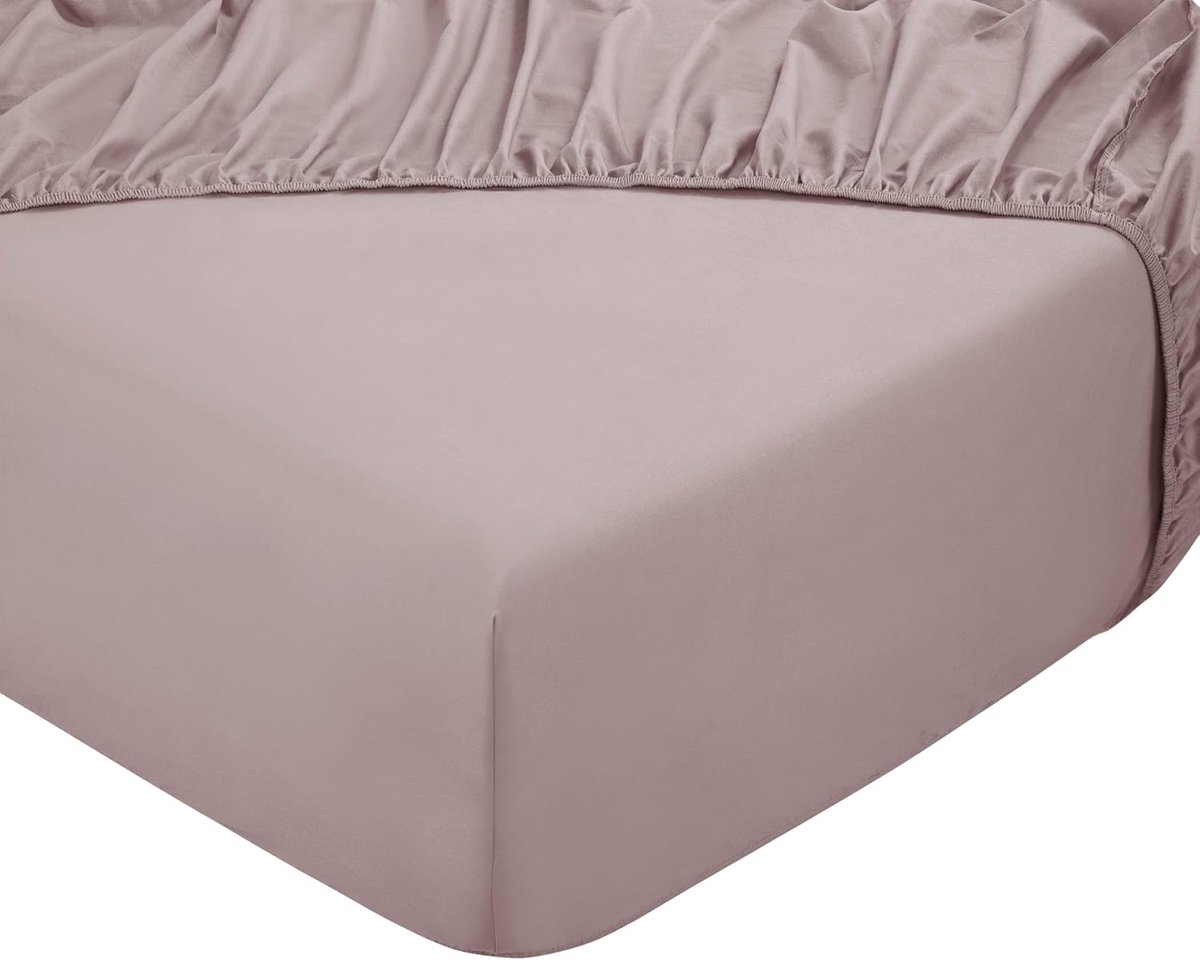 Fitted sheet 90x200 cm - 100% katoen - zacht & ademend - perfect voor een goede nachtrust - SnelShoppen