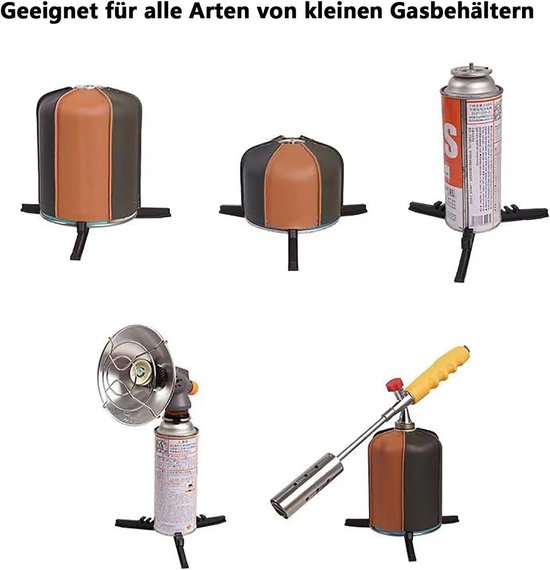Draagbare Brandstofkanister-stabilisator Kanisterstandaard Camping Outdoor Standaard Gaspatroon Multifunctionele Patroonhouder Opvouwbaar voor Gastank Kanister — afbeelding 2