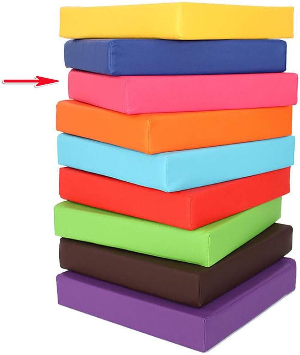 wangk Anti-slip bankkussen met stropdas, zachte ligstoel kussen bank schommel kussens, waterdichte antislip settee kussen tuin bank kussen zitkussen-rose rood 90×30×5cm (35×12×2in)