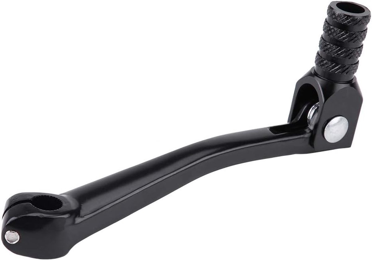 1 stks Versnellingshendel Vervanging, CNC Aluminium Opvouwbare Versnellingspook Hendel Onrembaar voor Crossmotor 4 Takt (Zwart), ATV remmen en ophanging