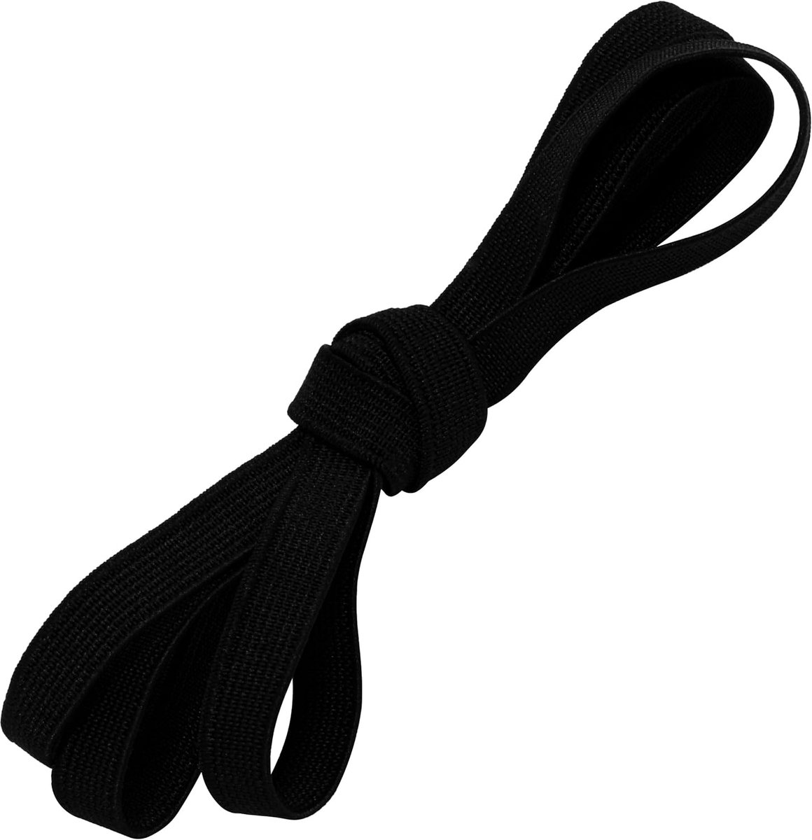 - C67248 - 1 m vlakke geweven elastiek - breedte 10 mm - kleur zwart - gemaakt van polyester en latex - confectie, kleinwaren, naaien, kleding, stoffen, riemen, broeken, rokken