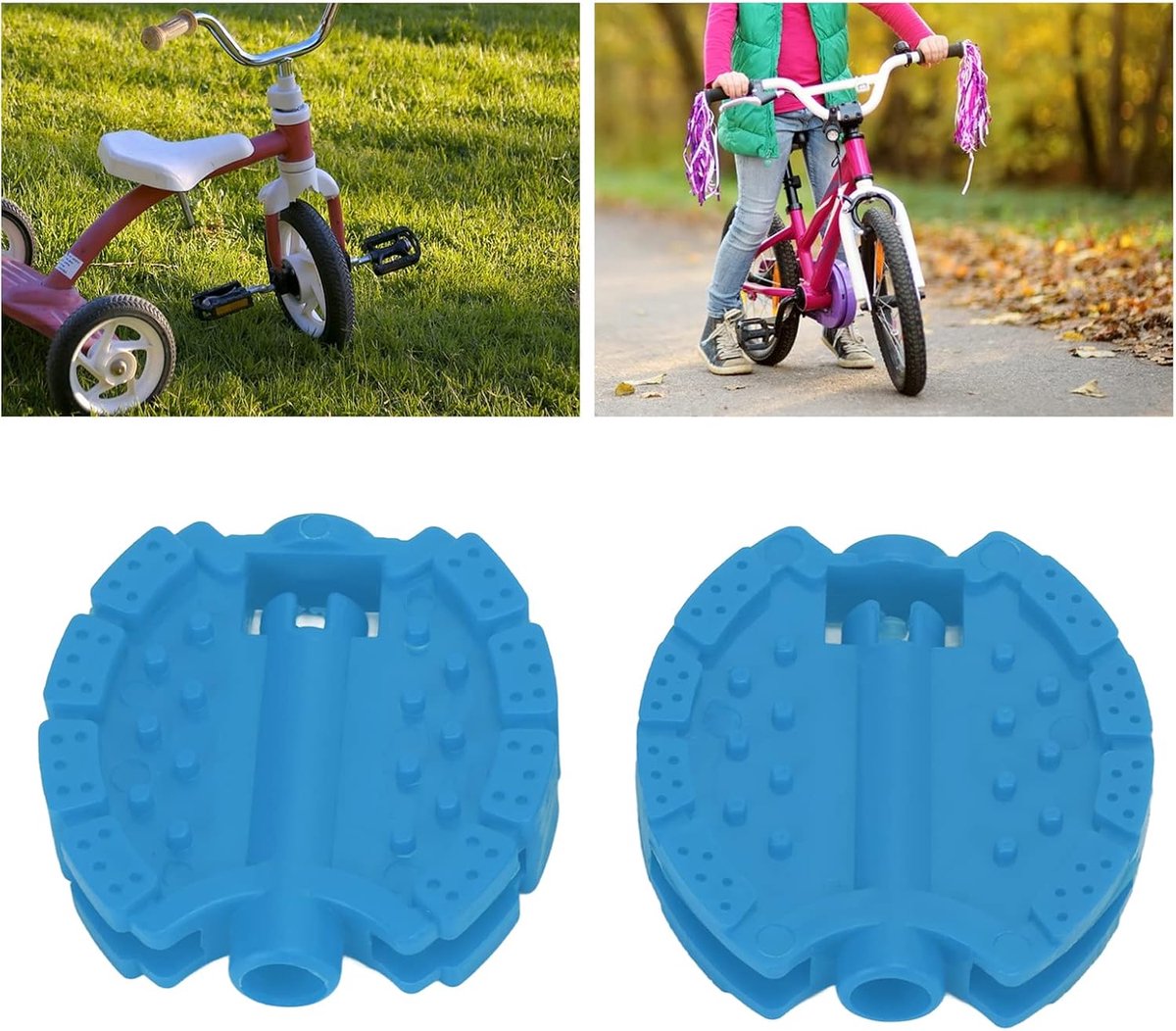 Driewieler Vervangende Pedalen Kinderen Driewieler Pedalen Plastic 2 Stuks Kinder Fiets Pedaal Plastic Kinderen Driewieler Fiets Pedalen Kind Kinderwagen Voorwiel Voetpedaal Sories
