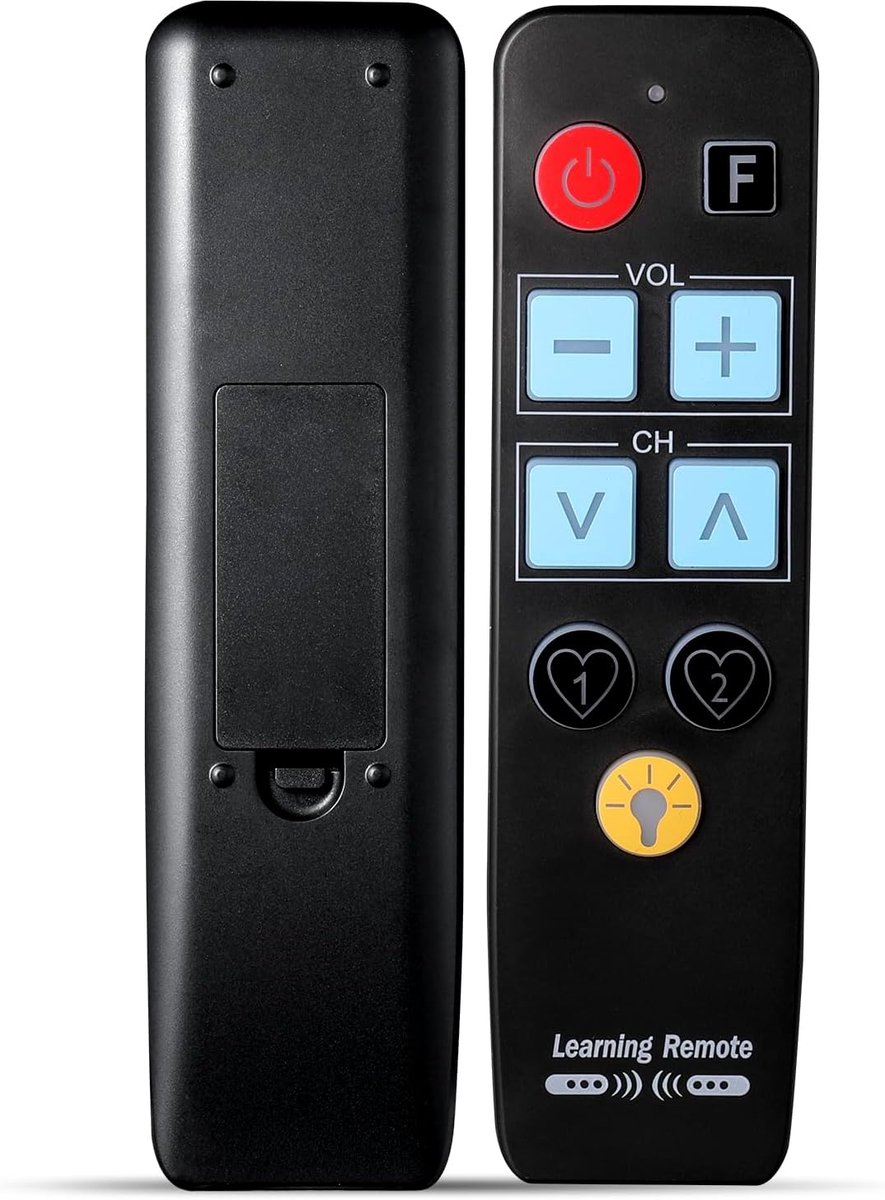 Senioren Ouderen Grote Knop IR Afstandsbediening voor TV, Eenvoudige Eenvoudige Basic Afstandsbediening