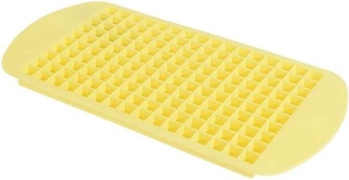 mini IJsklontjes maker - Geel - Veel ijsklontjes in 1x maken.