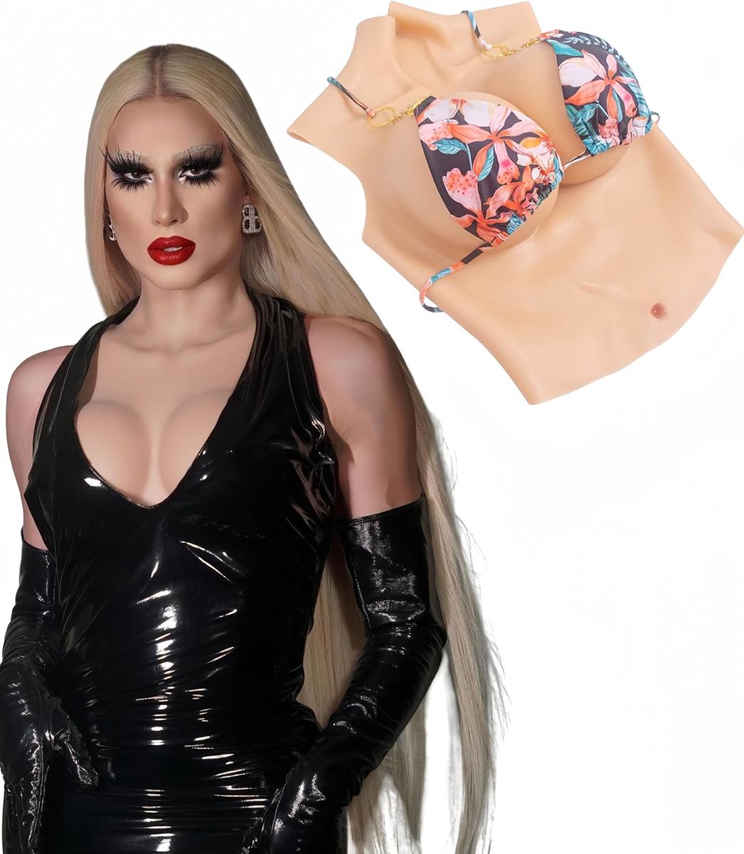 borstprothesen B-H cup Halfbody voor crossdressers Borstplaat Siliconen nepborsten Cosplay Drag Queen