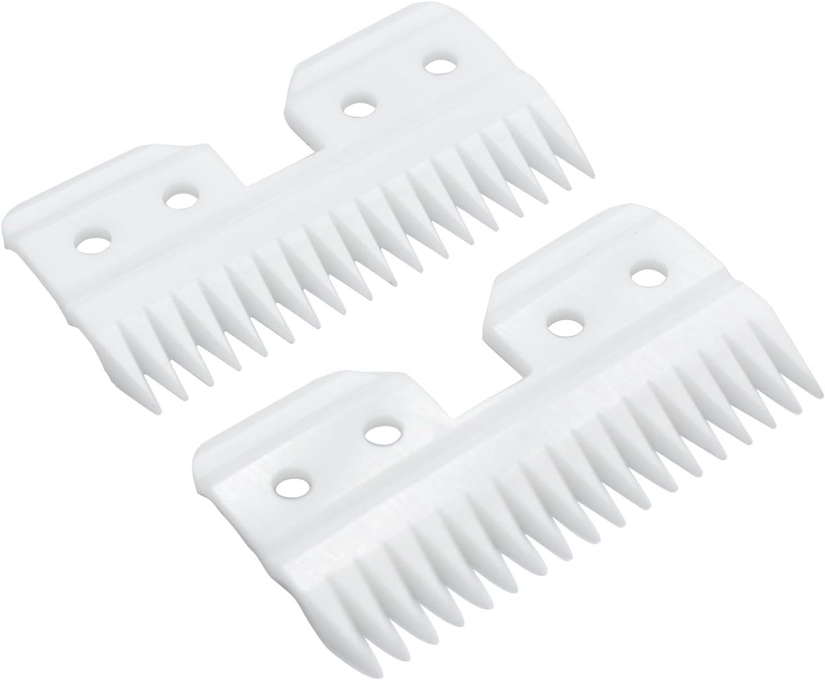 18 tanden tondeuse vervangende messen, zirkonia keramische bewegende mes voor Oster A5 snelle feed tondeuse perfect voor zowel huisdier verzorging/menselijk haar (2)