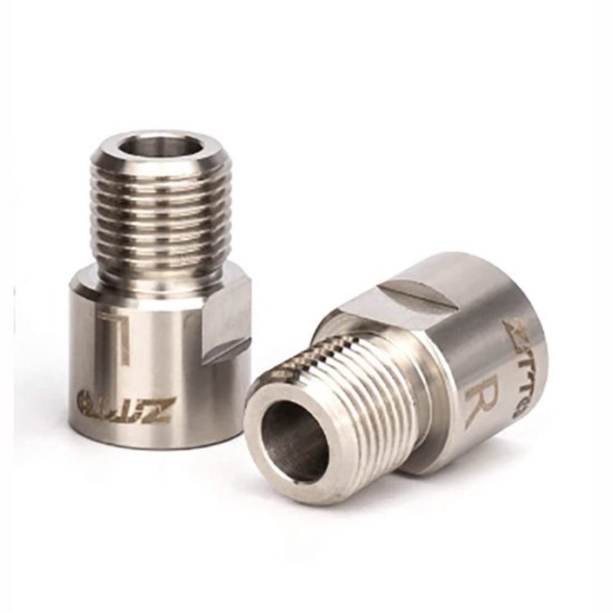 Fietspedaalverlenger - Chroom-molybdeenstaal - Verlengde pedaalafstandhouder - Zilver - 9/16 inch - Geschikt voor MTB en BMX - 16 mm verl...