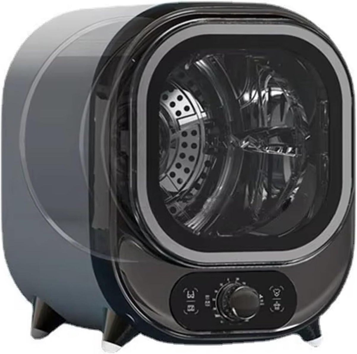 Mini wasdroger Condensdroger draagbaar Snel kleding drogen Stil en compact 0.8 kg capaciteit Blauw
