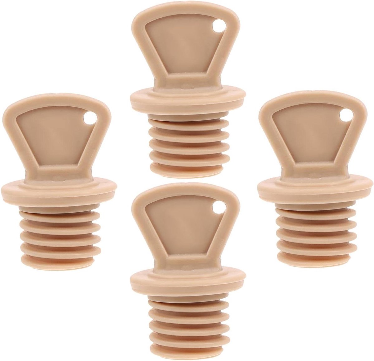 Warmwaterkruik Stoppen - Warmwaterzak Dop - Lekvrije Bescherming - Flexibel Rubber Ontwerp - 42 x 3 x 3 cm - Koffie