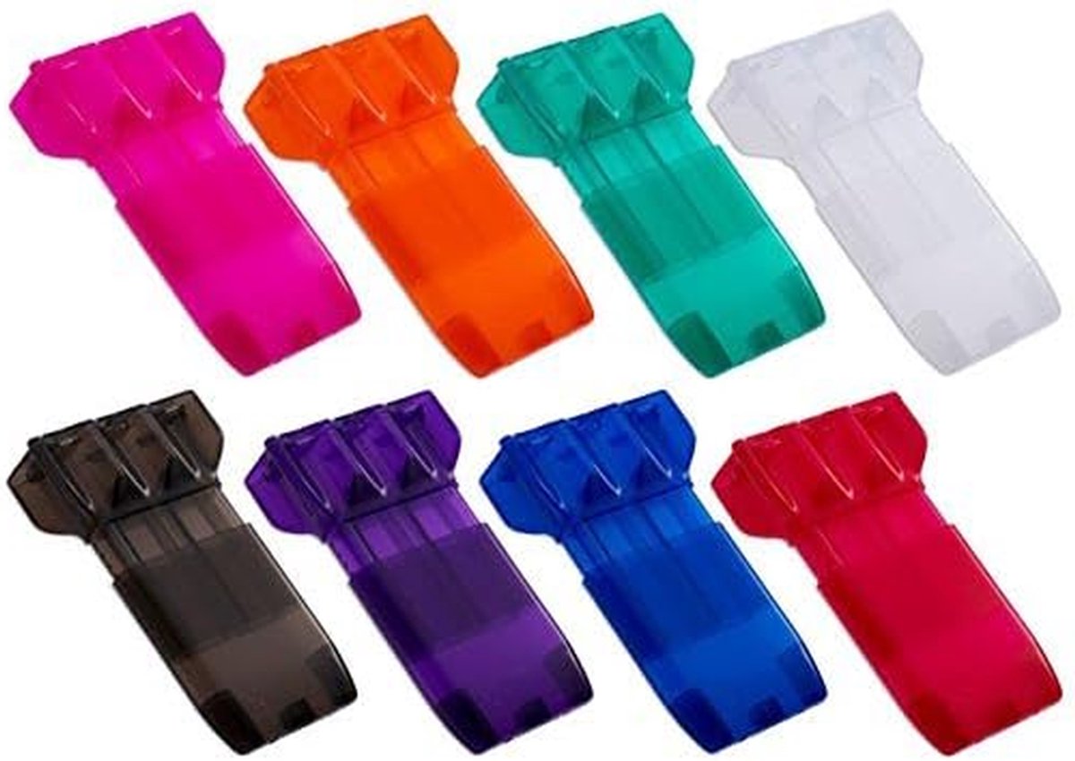 Darts Case - Dart Wallet - Darts Opbergen - Verstelbare Lengte - 17 cm x 8 cm - Roze