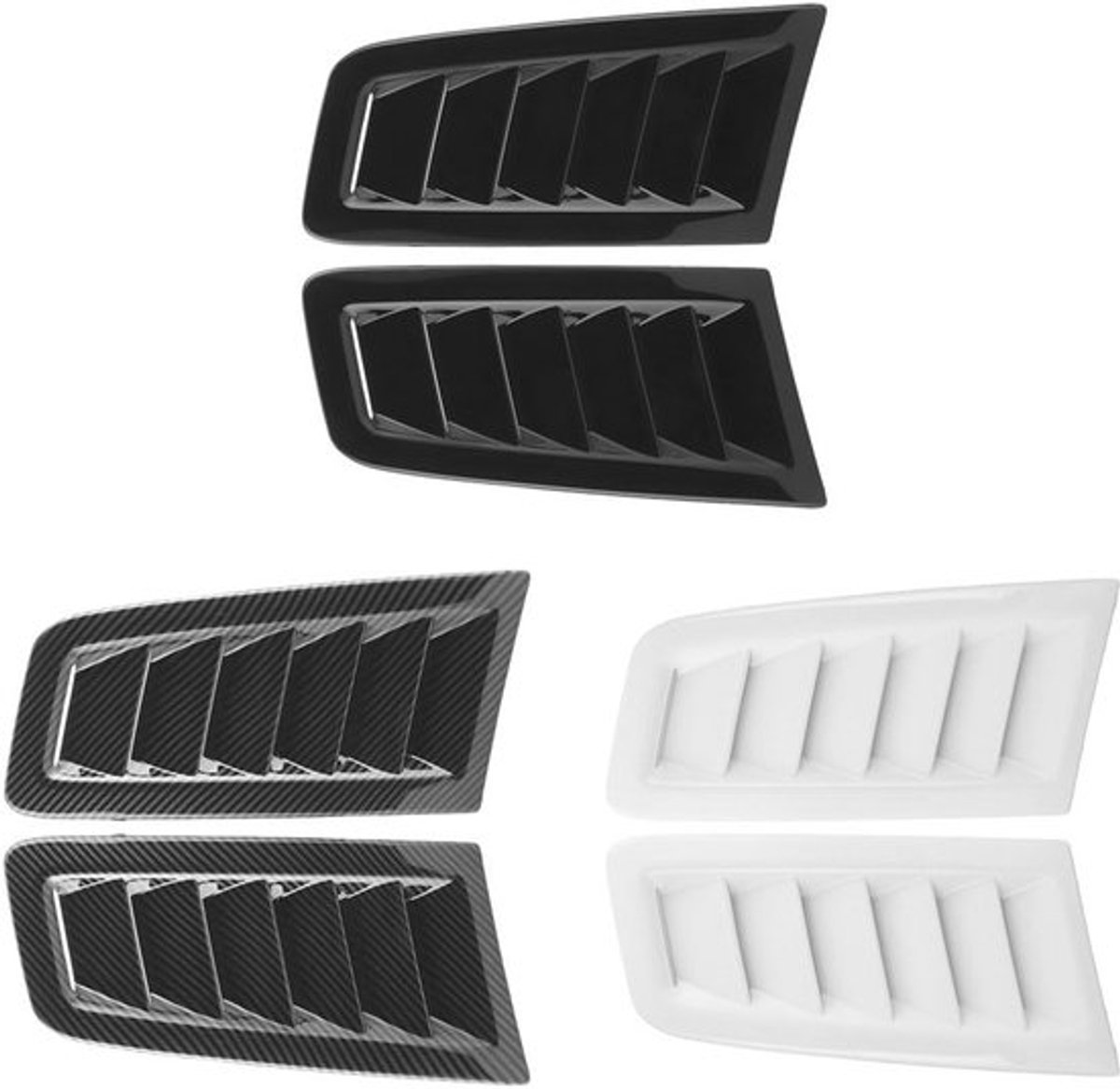 Motorkap Vent - Geschikt voor F-ocus RS MK2 - Zwart - Hoogwaardig ABS - Duurzaam - Stijlvol ontwerp - Ventilatieopeningen
