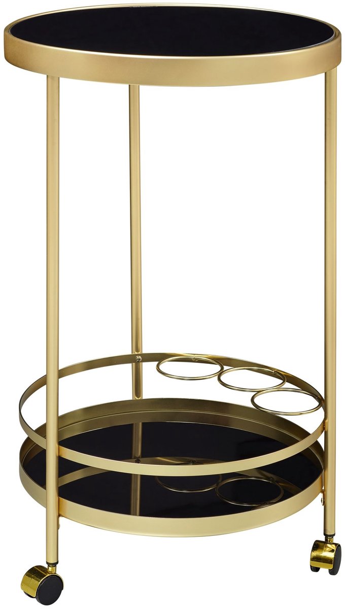 Sky Style Gold Serveerwagen Rond