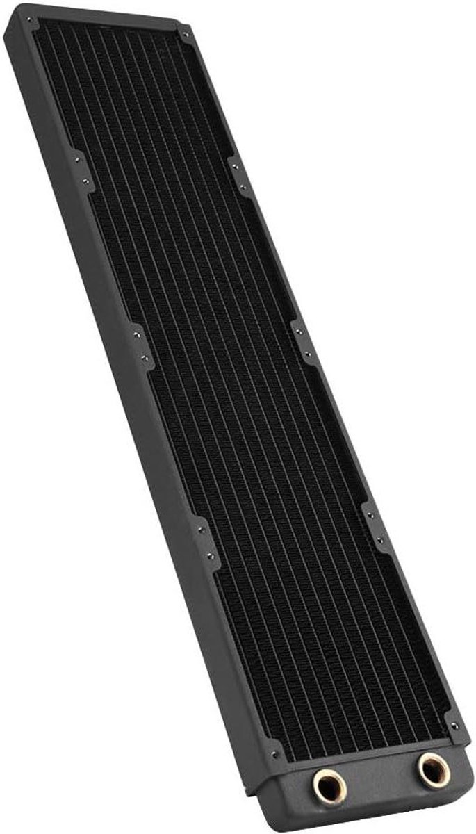 PC Waterkoeler Radiator - Vloeistofkoeler Warmtewisselaar - Computer Koeling - Koperen Leidingen - 480 mm - Zilver