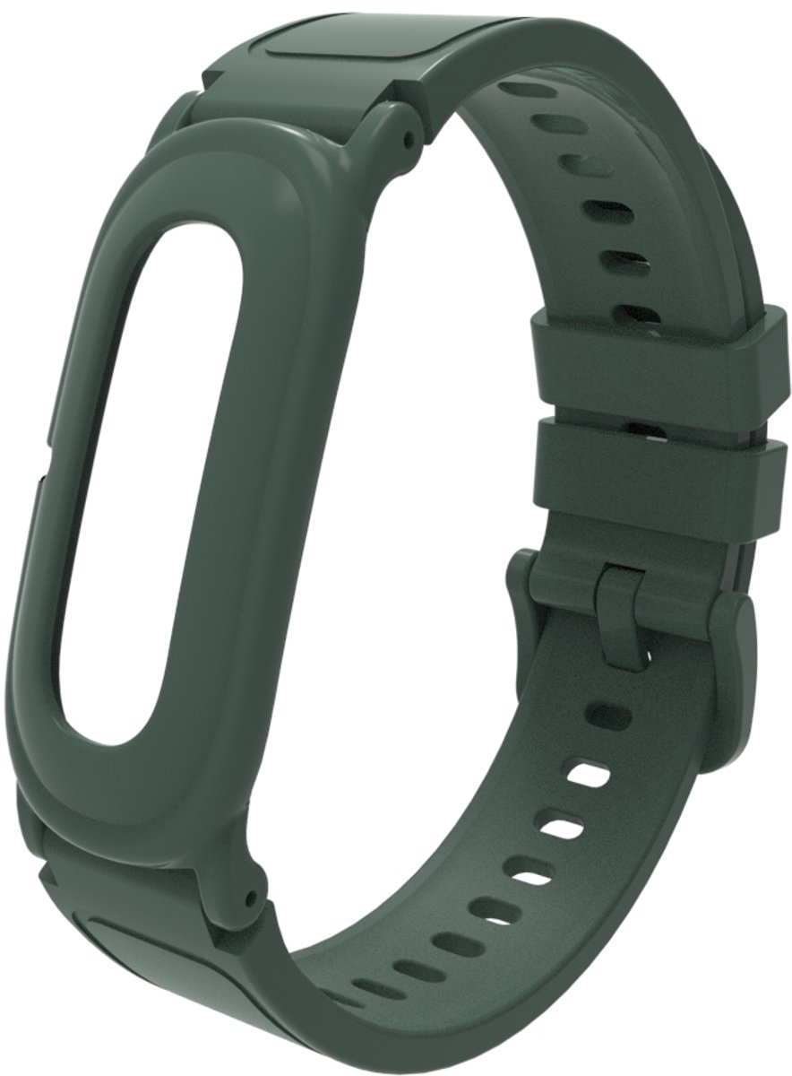 Stravo TPU Sportbandje – Geschikt voor Fitbit Air – Zacht, Comfortabel & Waterbestendig Siliconen Horlogebandje – Groen