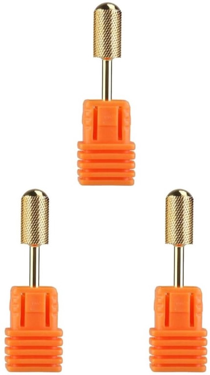 Housoutil 3 x gouden nagelvijl, diamantfrees