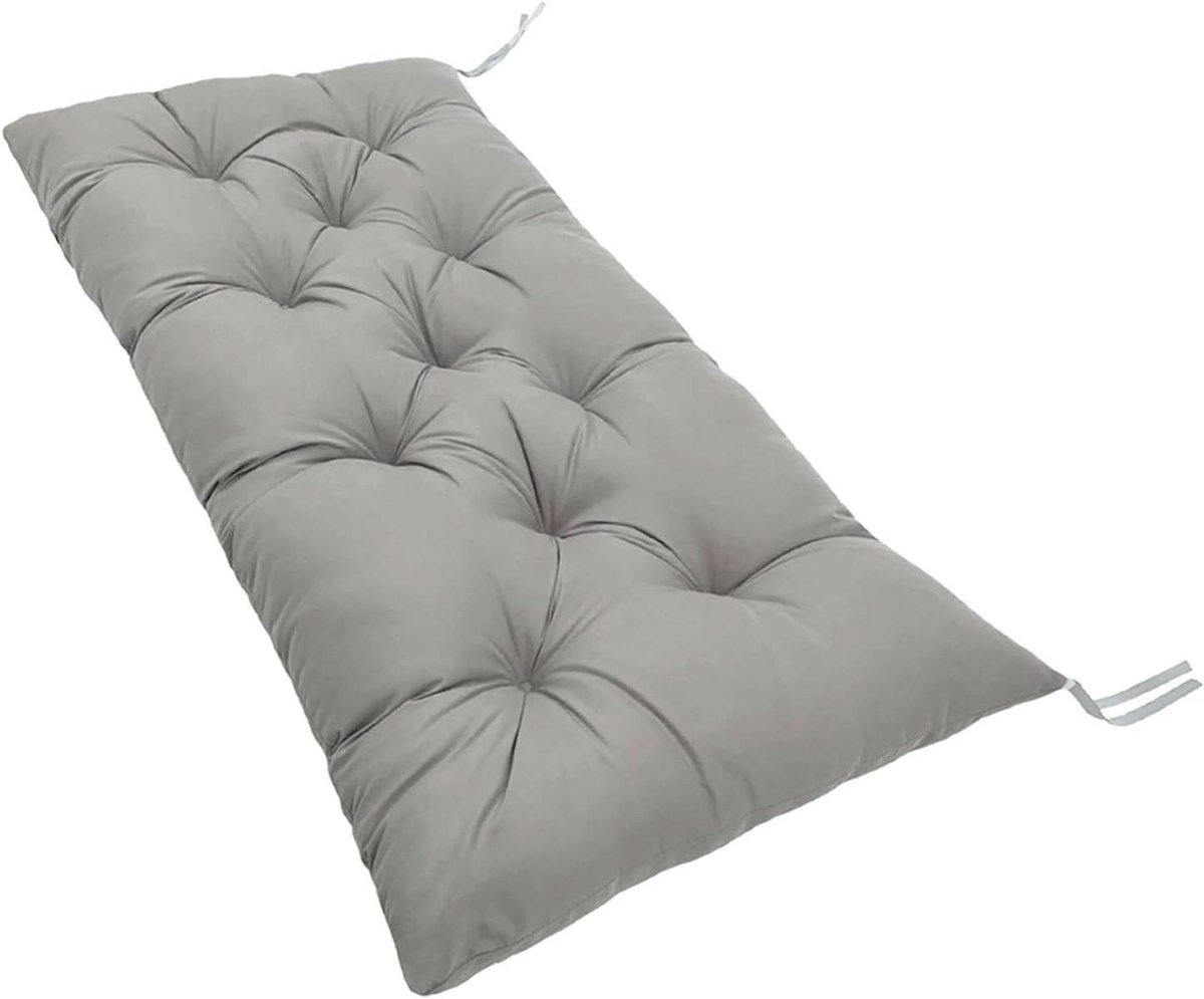 Bankkussen Outdoor - Terraskussen Zitkussen - Comfortabel Zitten - Antislip Ontwerp - 120 x 50 x 8 cm - Grijs
