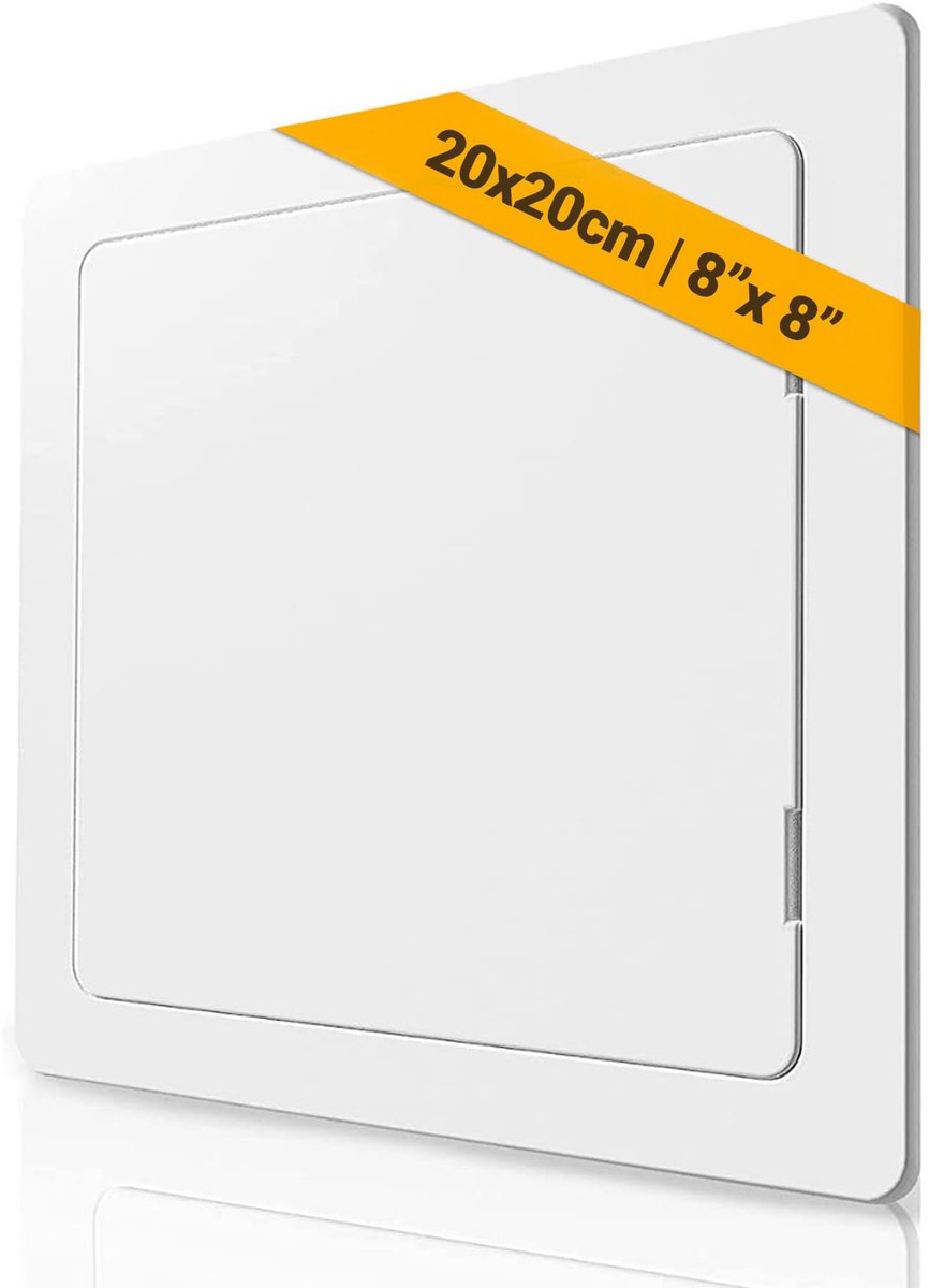 Dailygoods- Toegangspaneel 200 x 200 mm - Hoogwaardige ABS-platen - UV-bestendig - Slagvast - Eenvoudige installatie - Volledig afneembare vleugeldeur - Inspectieluik