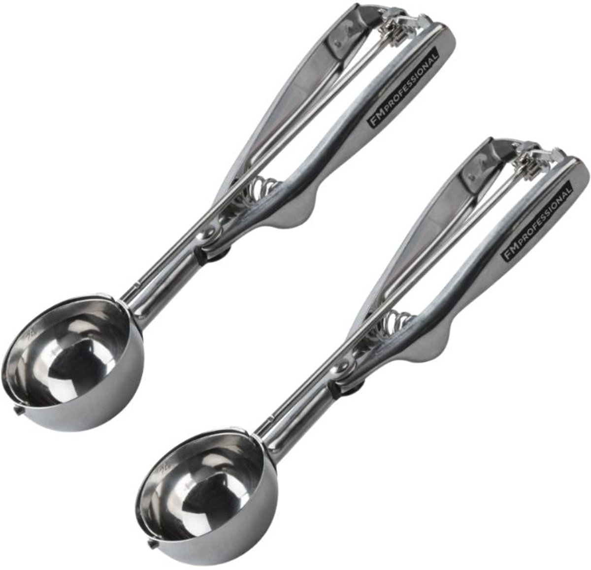 Set van 2 ijslepels van roestvrij staal FM Professional Divers