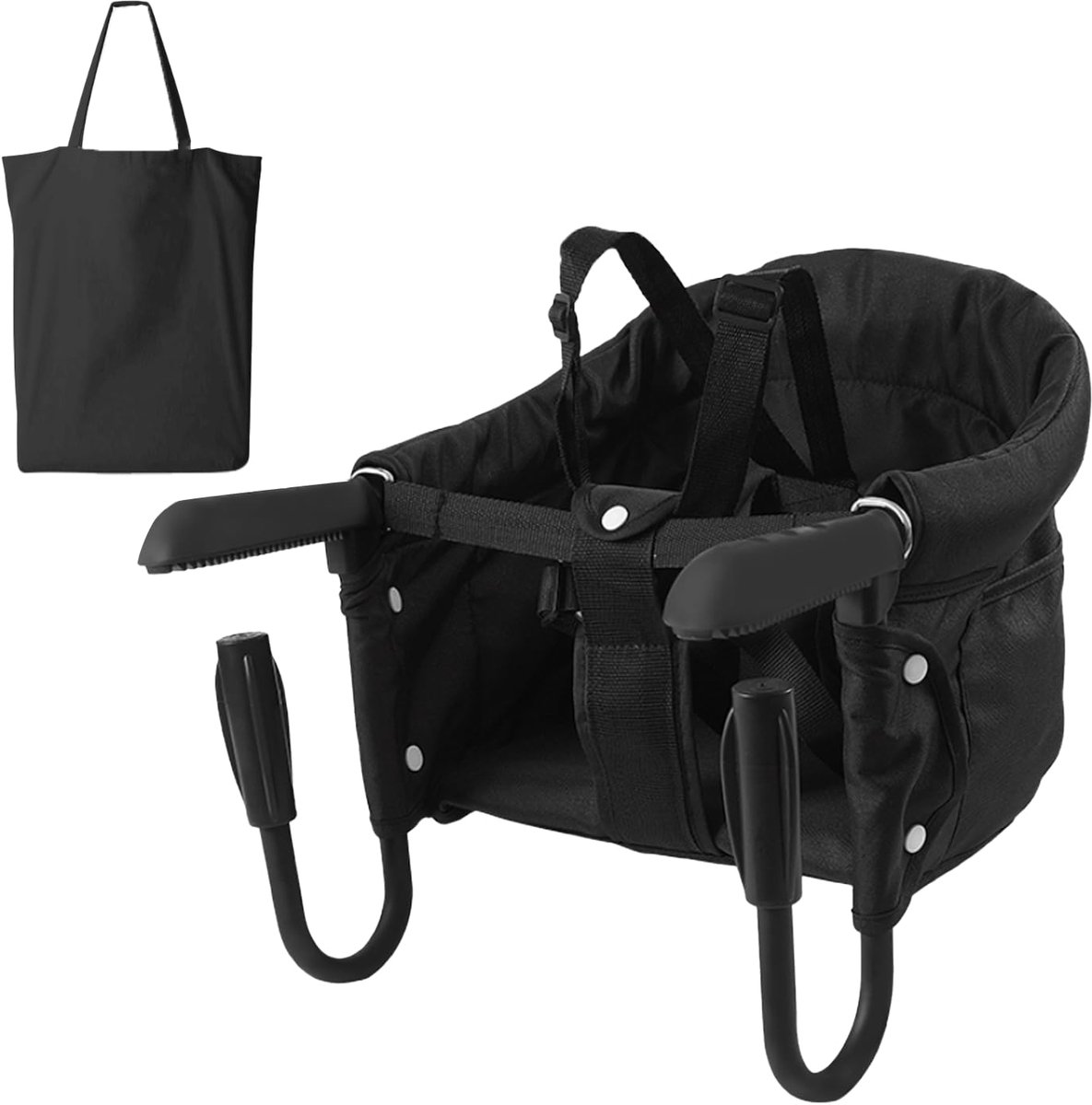 Dailygoods - Vouwbare Babystoel met Transporttas - Hoogstoel voor Thuis en Op Reis