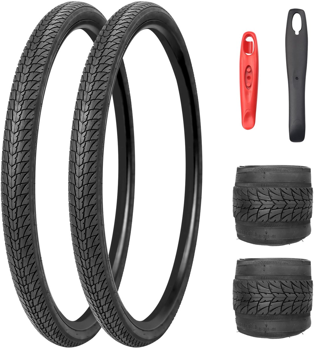 Dailygoods - 2 Stuks Fietsbanden 700 x 38C - Voor Gravel en Racefietsen