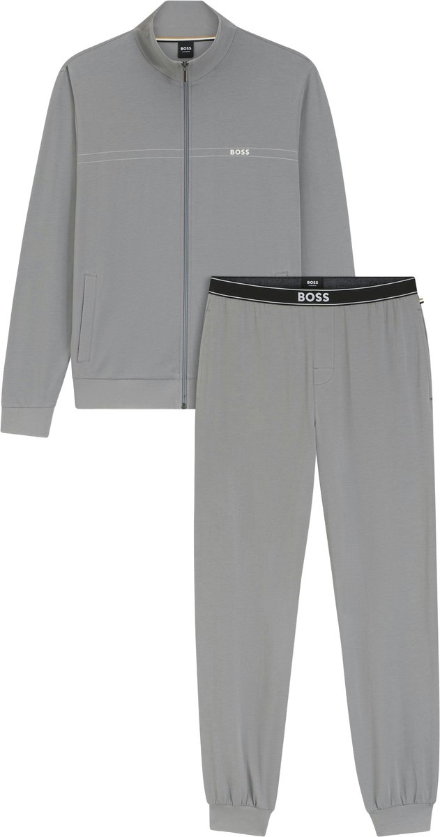 BOSS Long Set - heren lounge set - grijs