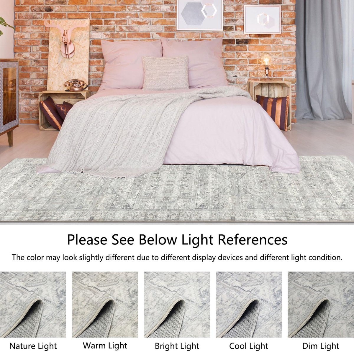 SnelShoppen - Wasbaar Loper Tapijt 80x200cm Grijs Beige Antislip Kortpolig Vloerkleed voor Hal Entree Wasserij Slaapkamer Keuken