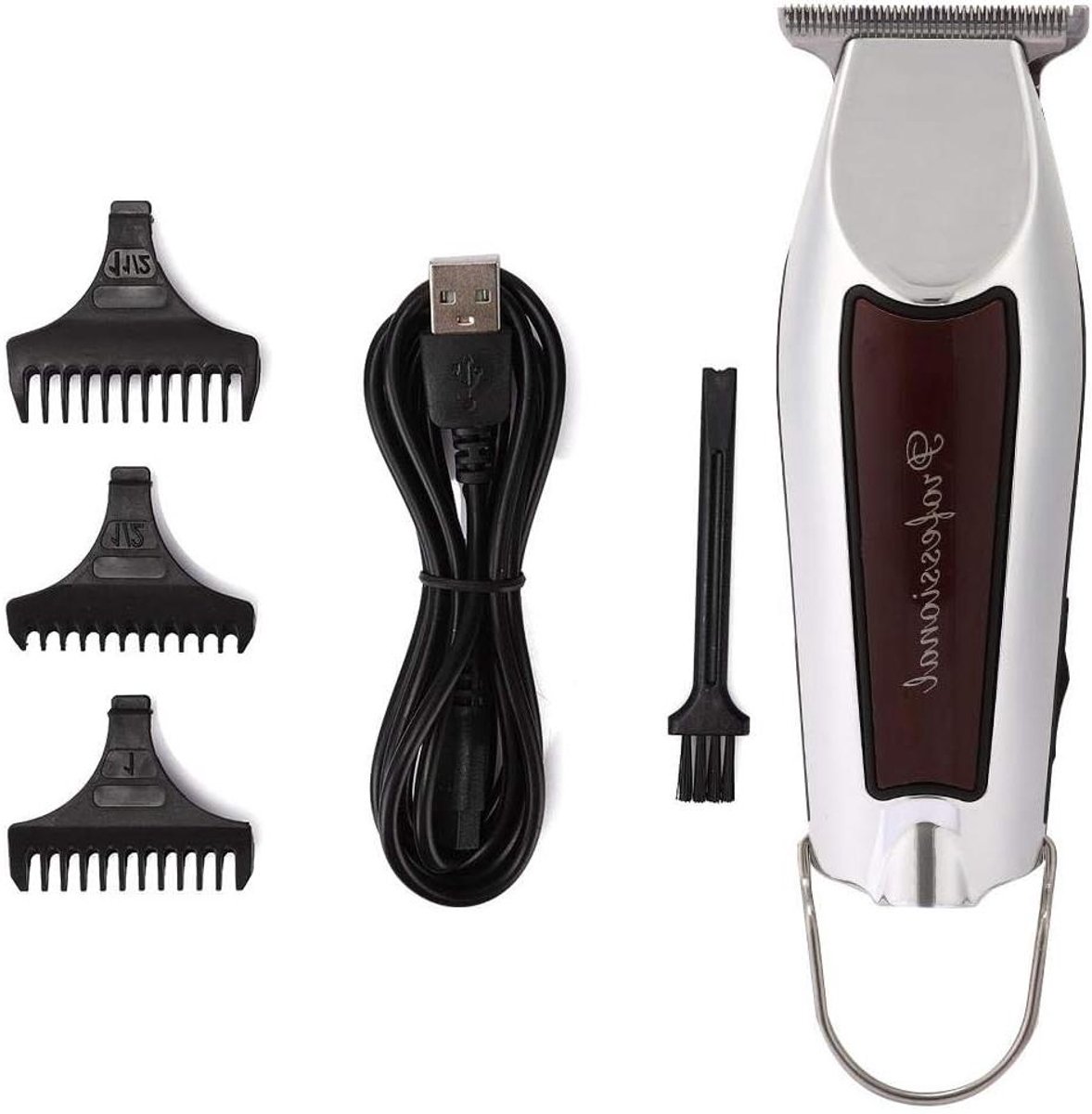 Professionele Trimmer - Elektrische Haartrimmer - Haar Modelleren - Krachtige Keramische Kop - 0.5-1.5 mm - Zwart