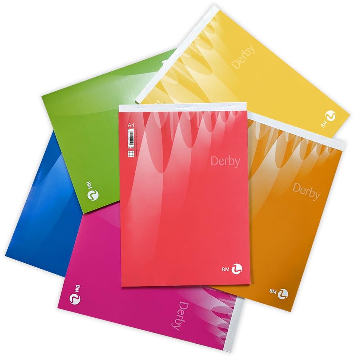 SnelShoppen - A4 Notitieblok met Metallic Stippen - Liniatuur 5 mm & Geruit 5 mm - 10 Stuks - 60 g/m² Papier - Ideaal voor School, Kantoor & Creatief