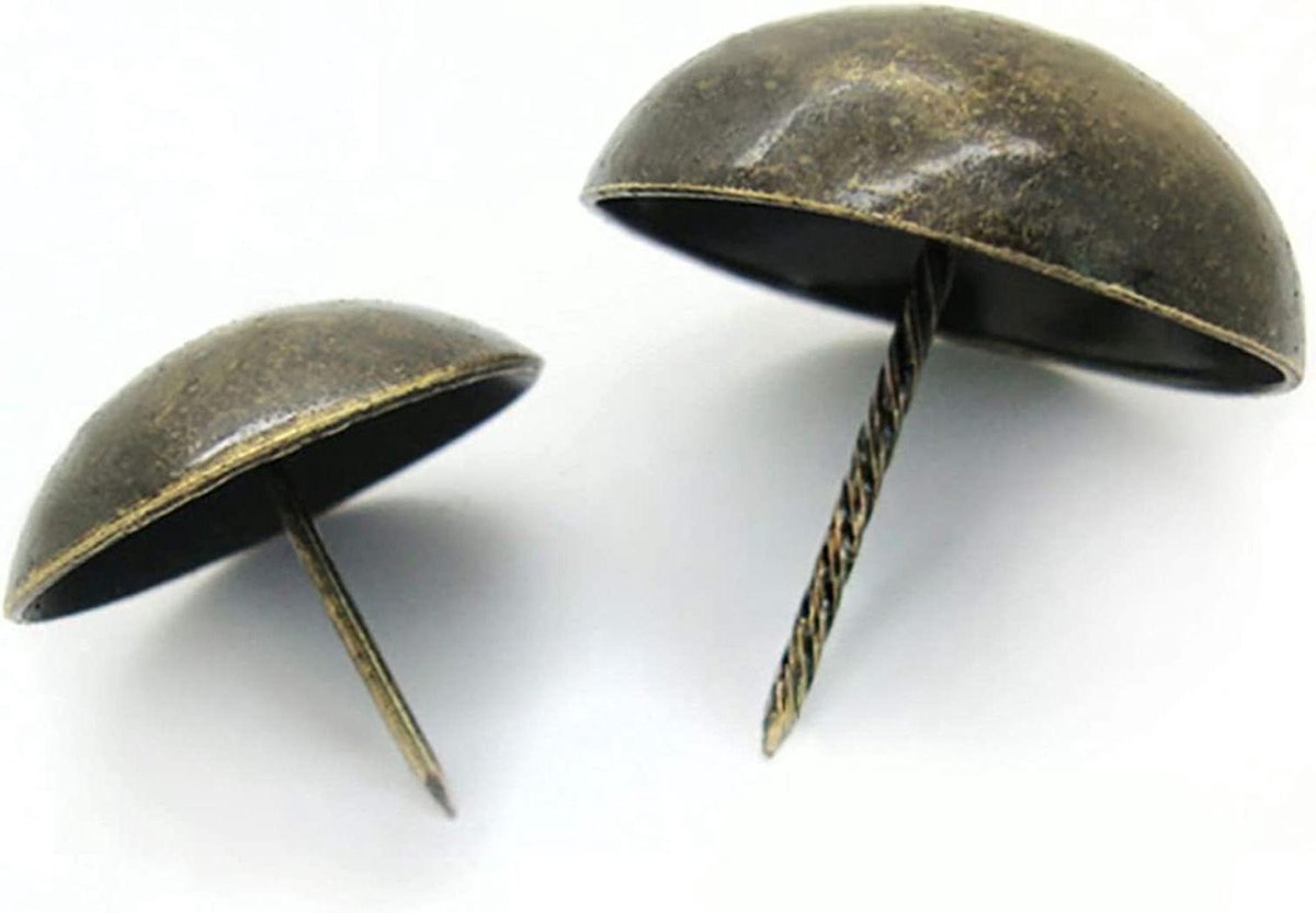 Decoratieve Spijkers - Meubelnagels Kopspijkers - Meubels Bekleden - Bronzen Afwerking - 18x23mm - Brons