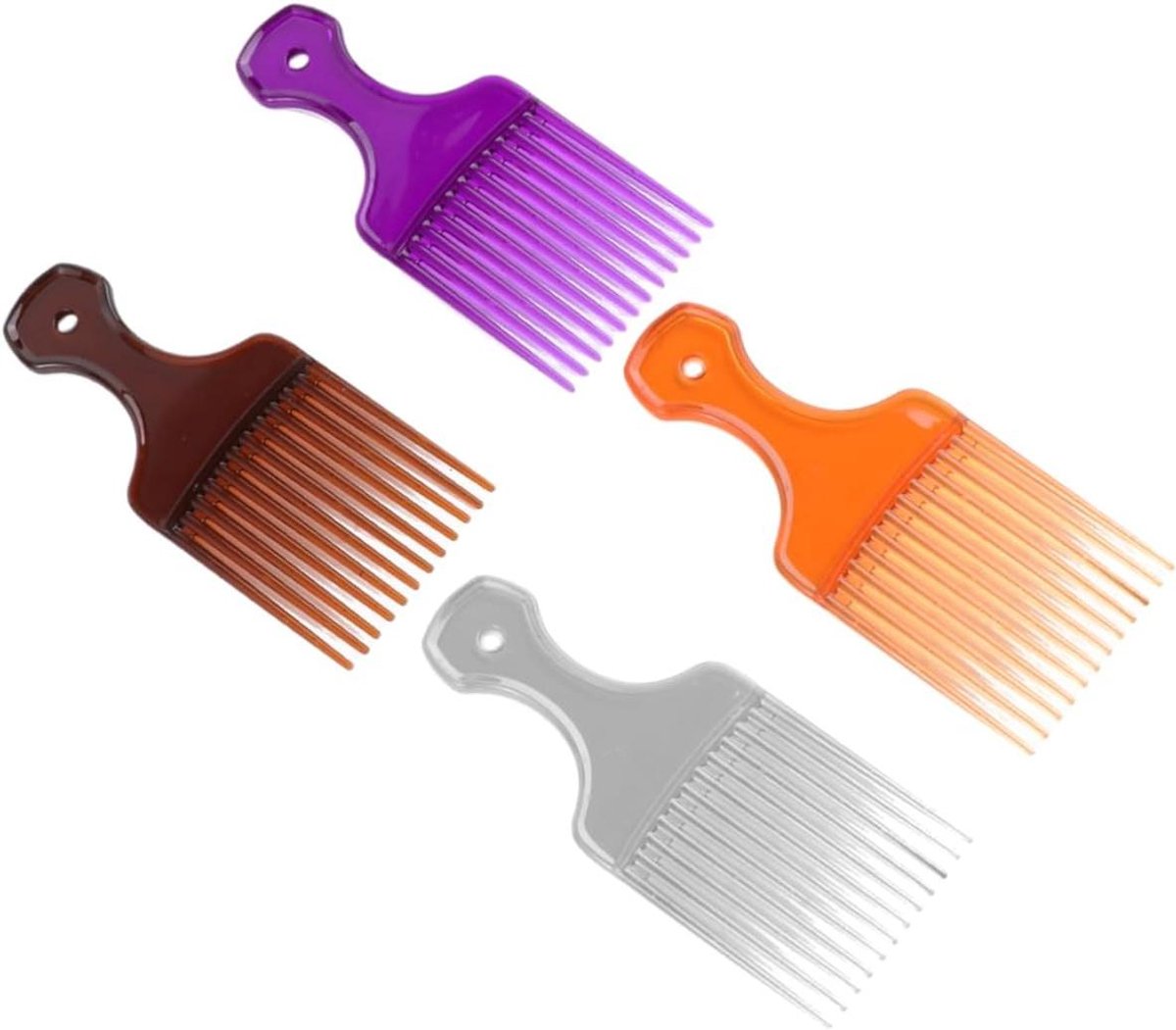 Haarstyling Kammetjes - Kammen set - Haar stylen - Huidvriendelijk materiaal - 16 x 7 x 1 cm - Willekeurige kleur