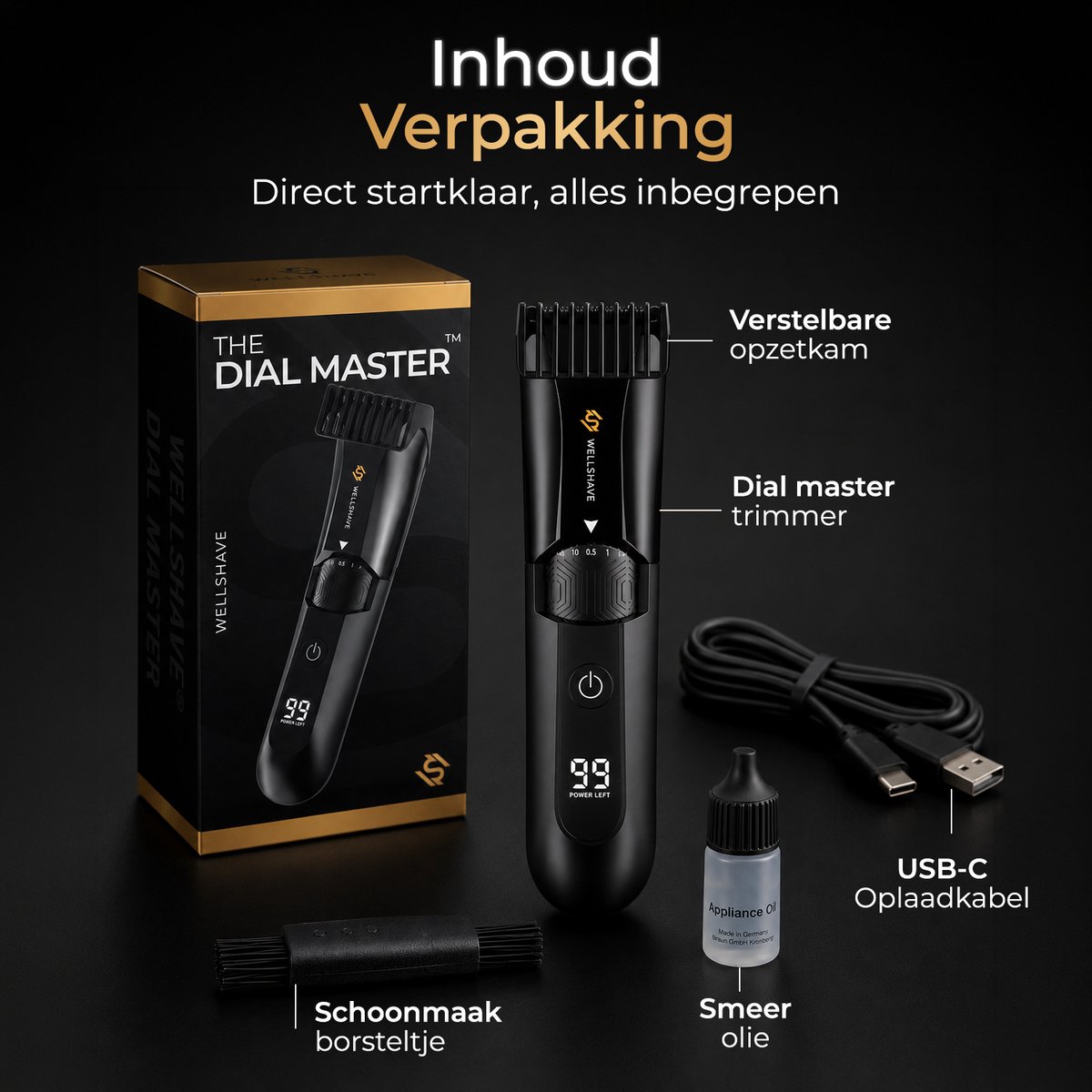 Wellshave Baardtrimmer Dial Master - Baardtrimmer Mannen thumbnail 6