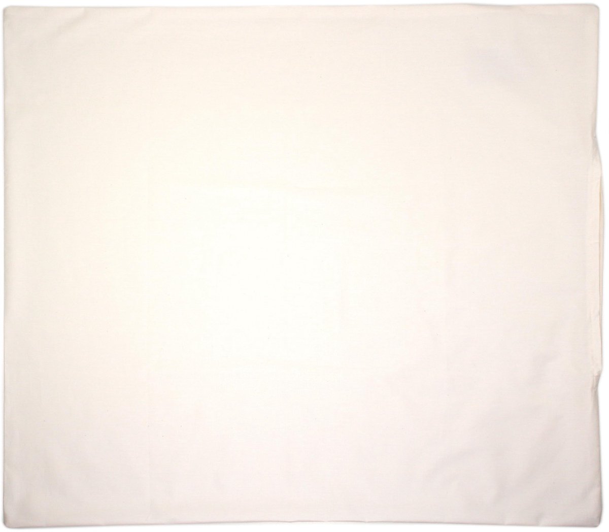 SnelShoppen - Biologisch Percal Tijk 70x60cm met Ritssluiting - Ideaal voor Zelf Vullen van Kussens - Lege Kussenhoes voor Thuis, Camping, Kinderen